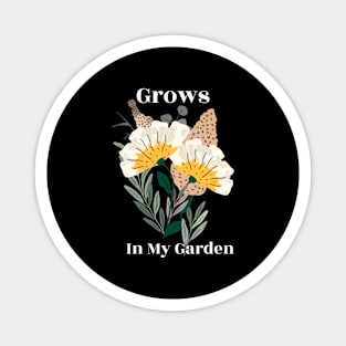 Flower Garden Minimalist Color Beautiful Since Magnet